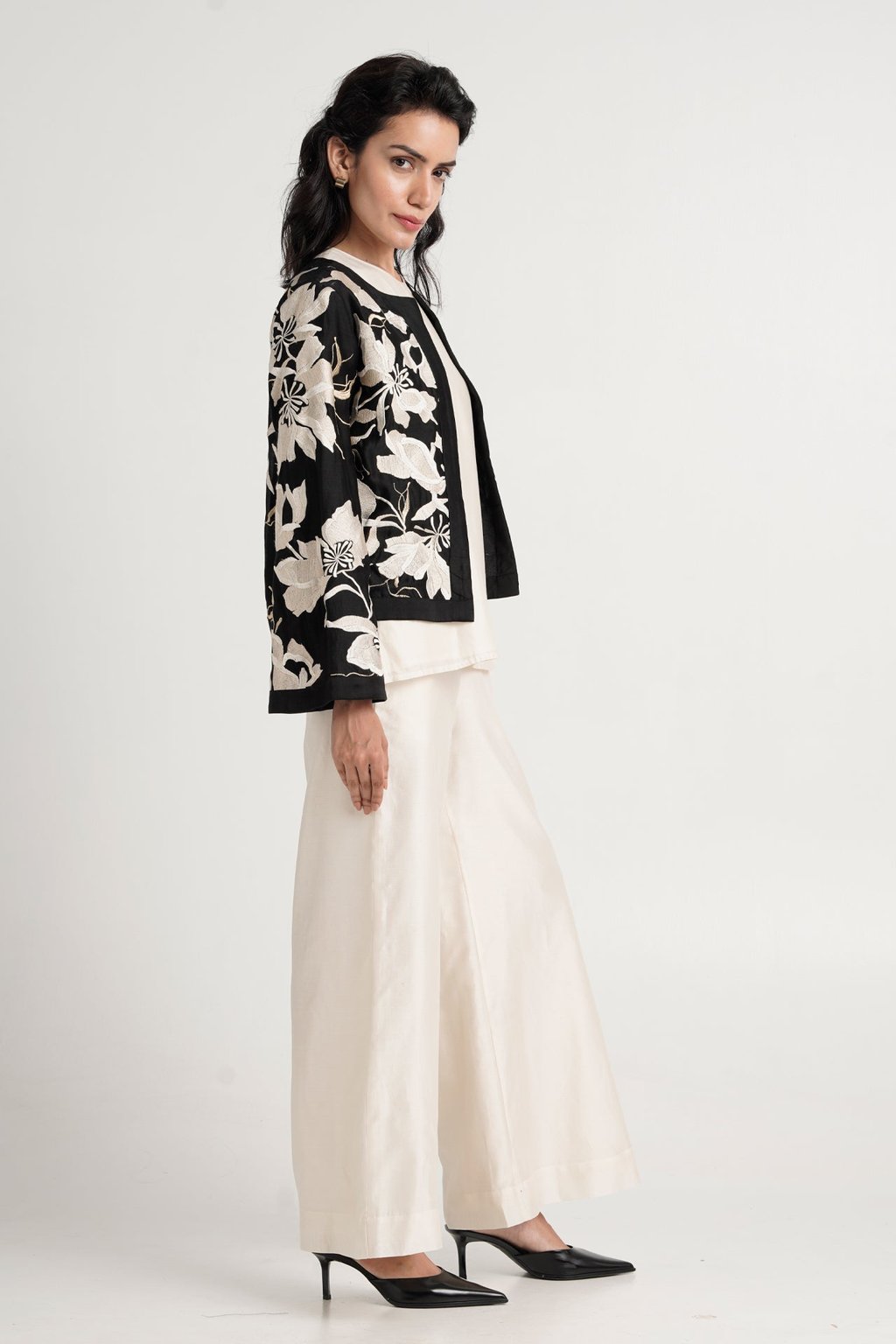 Betty - Twilight Monochrome Shrug Co-Ord Set of 3