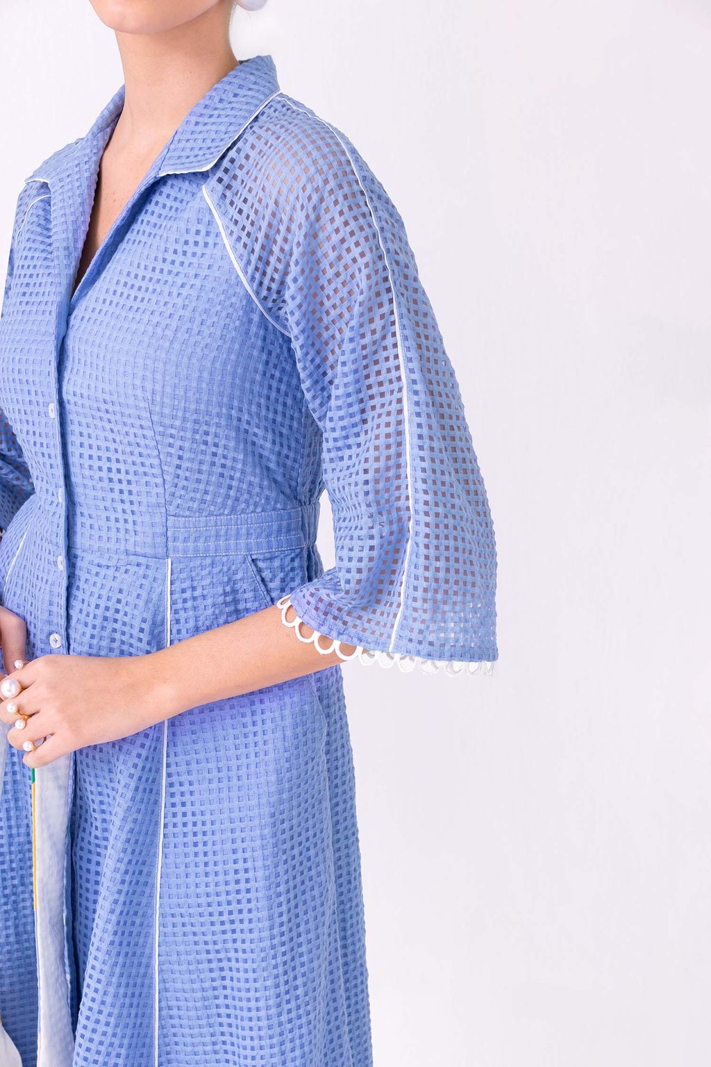 Juliet Dress Midi Blueberry