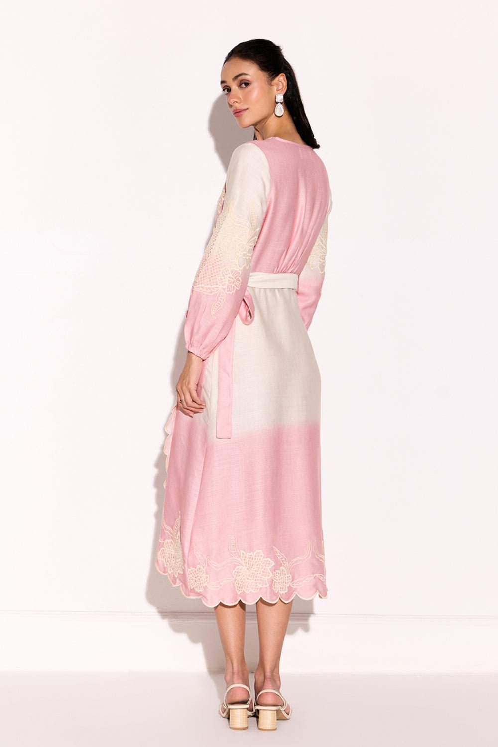 Como Ombre Wrap Dress