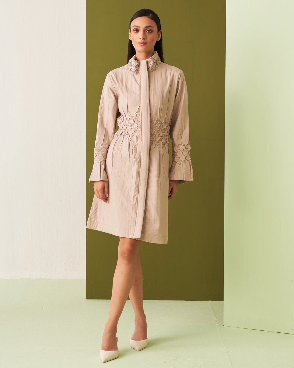 Nime Trench Dress