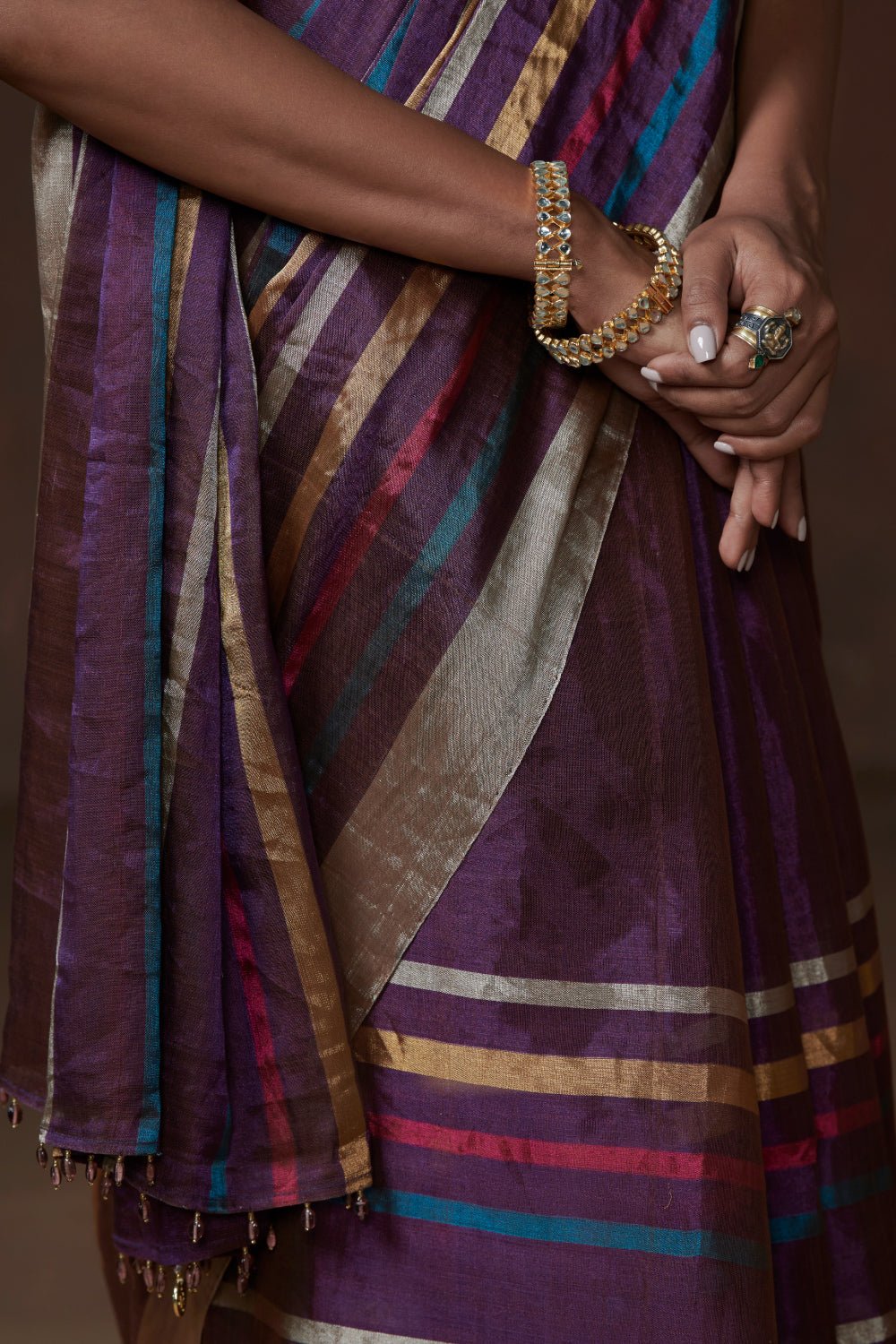 Bhanupriya with Blouse Fabric