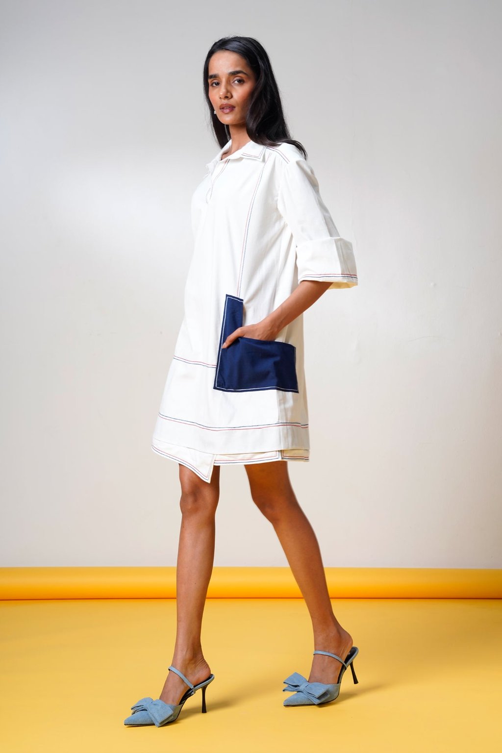 Malik Denim Dream Short Dress