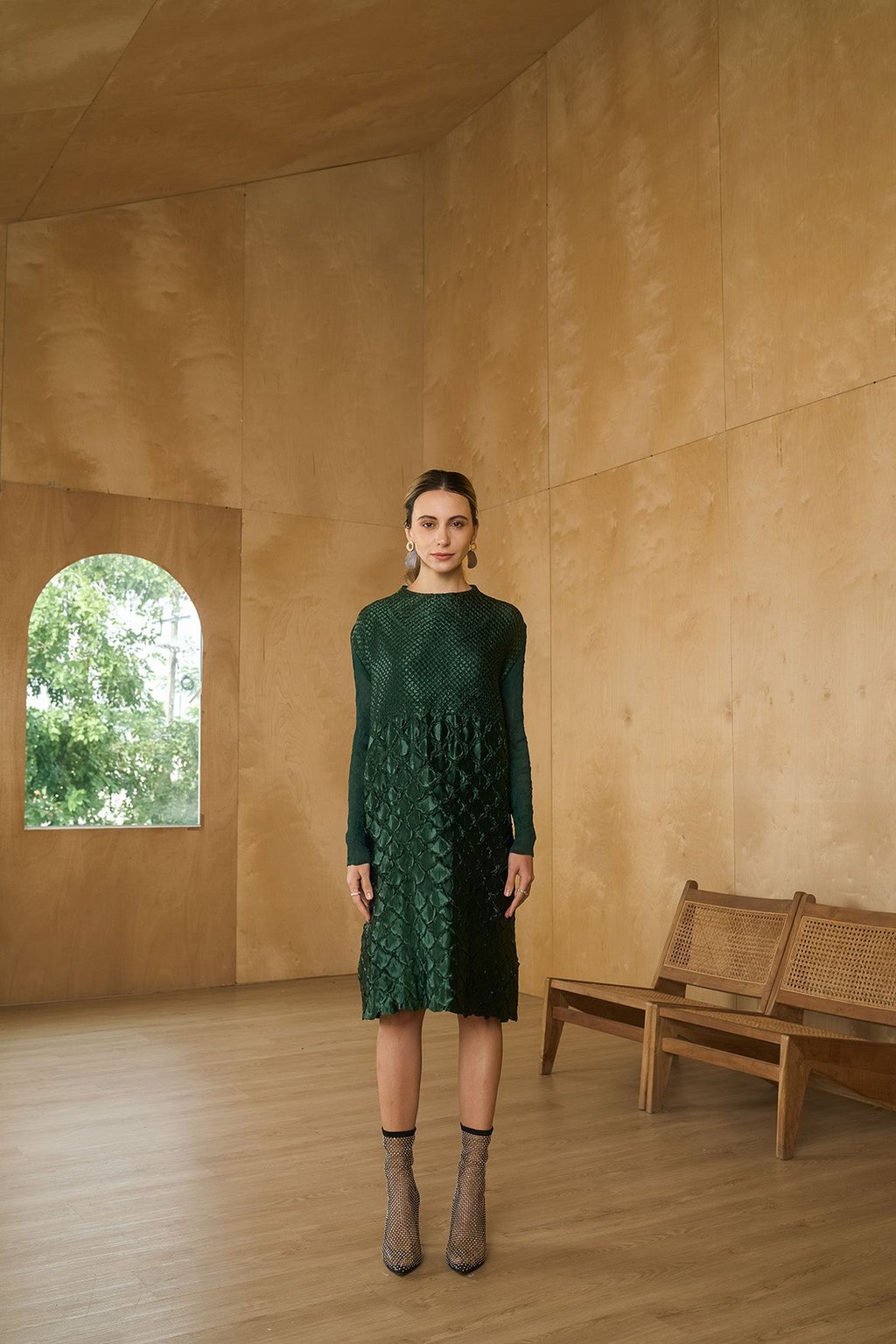 Mermaid Textured Dress