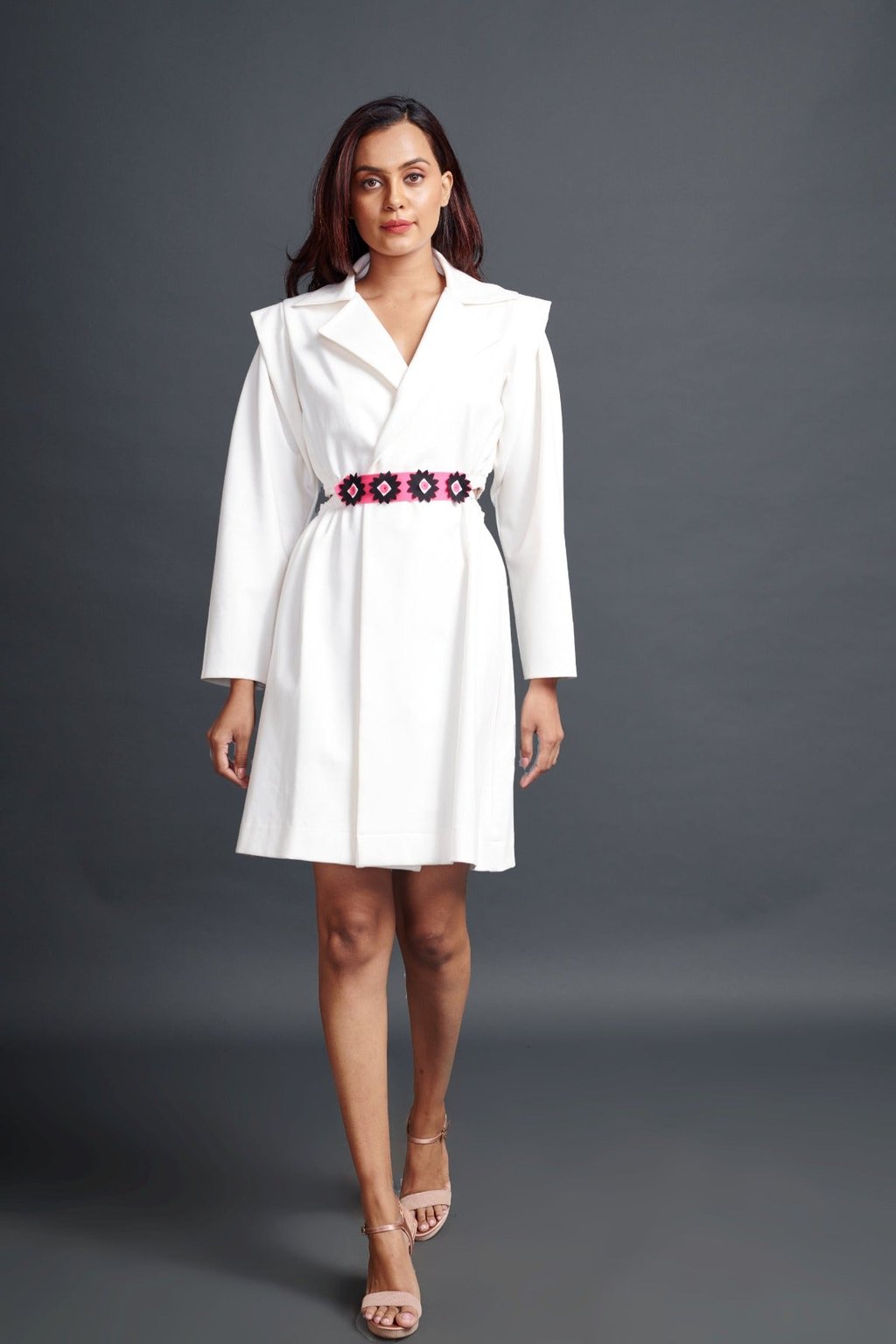 Jacket Dress with Belt