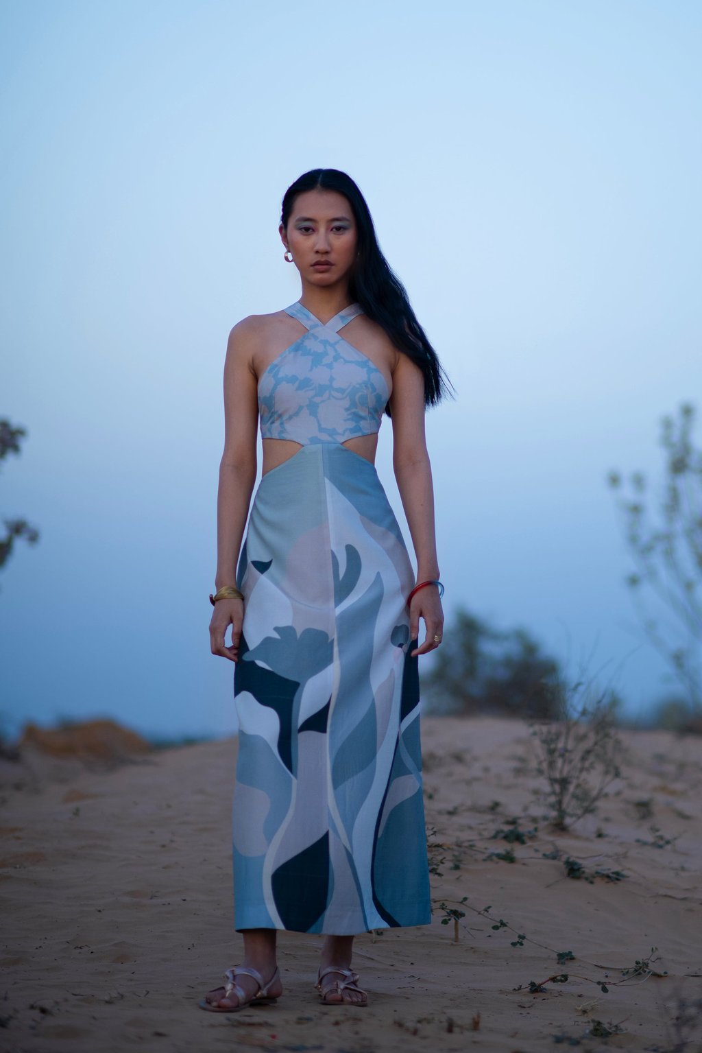 Prism Bud Rhino Grey Dress