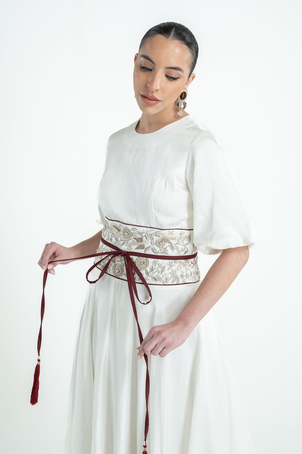 Swan Dress Long Gcc