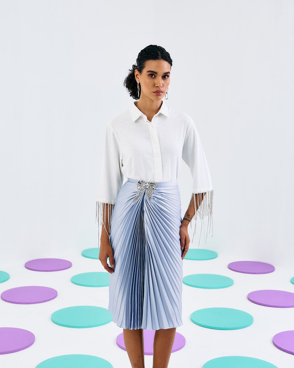 Forever Pleated Skirt