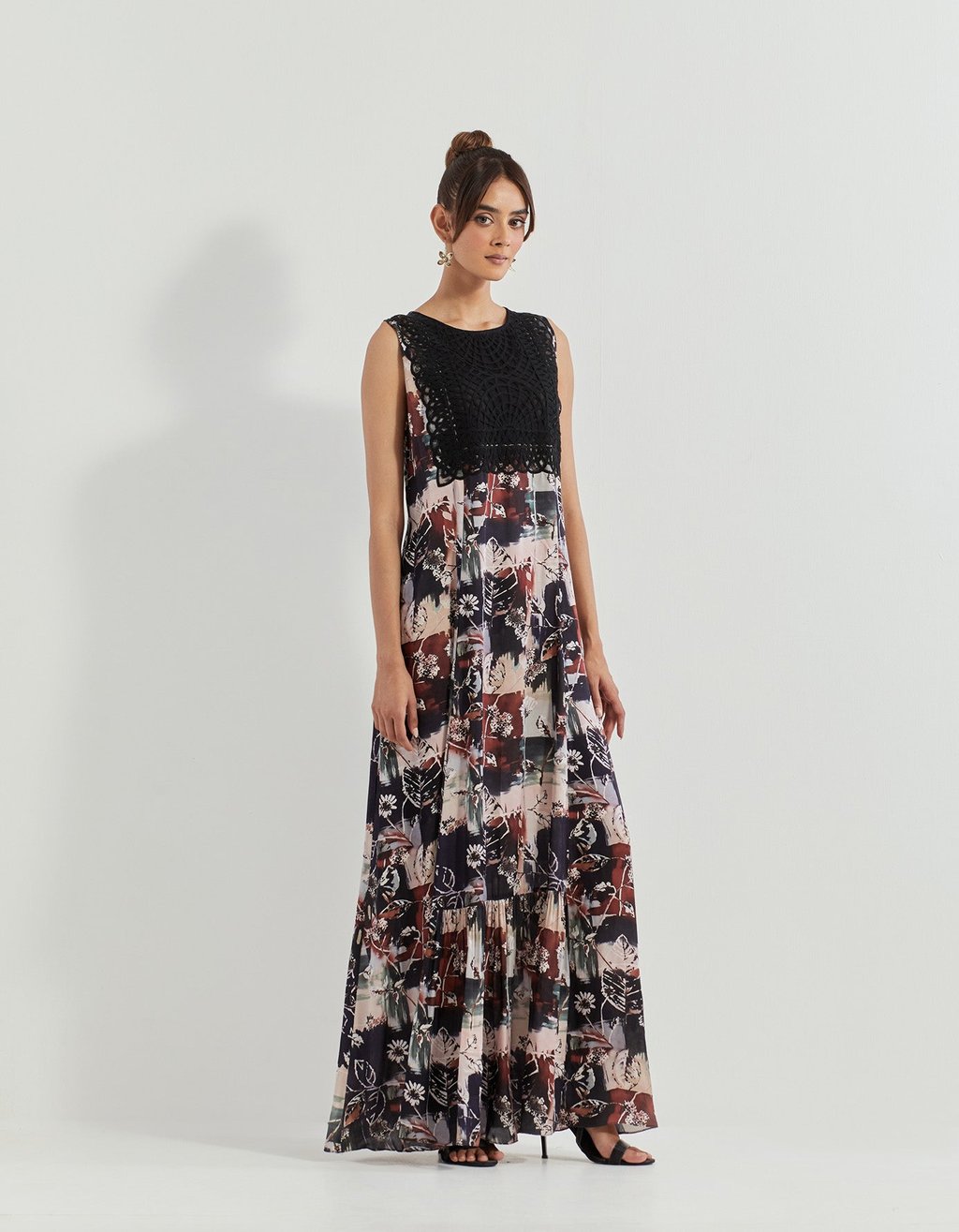 Black Dress in Modal Satin