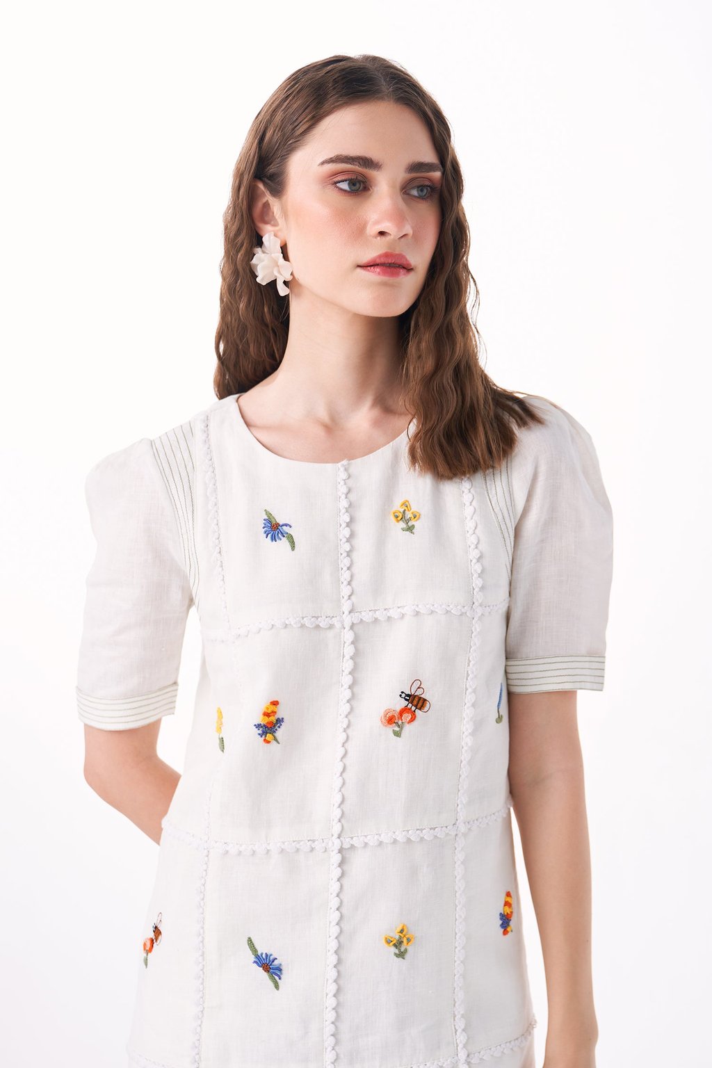 Playful Dress with Sleeves