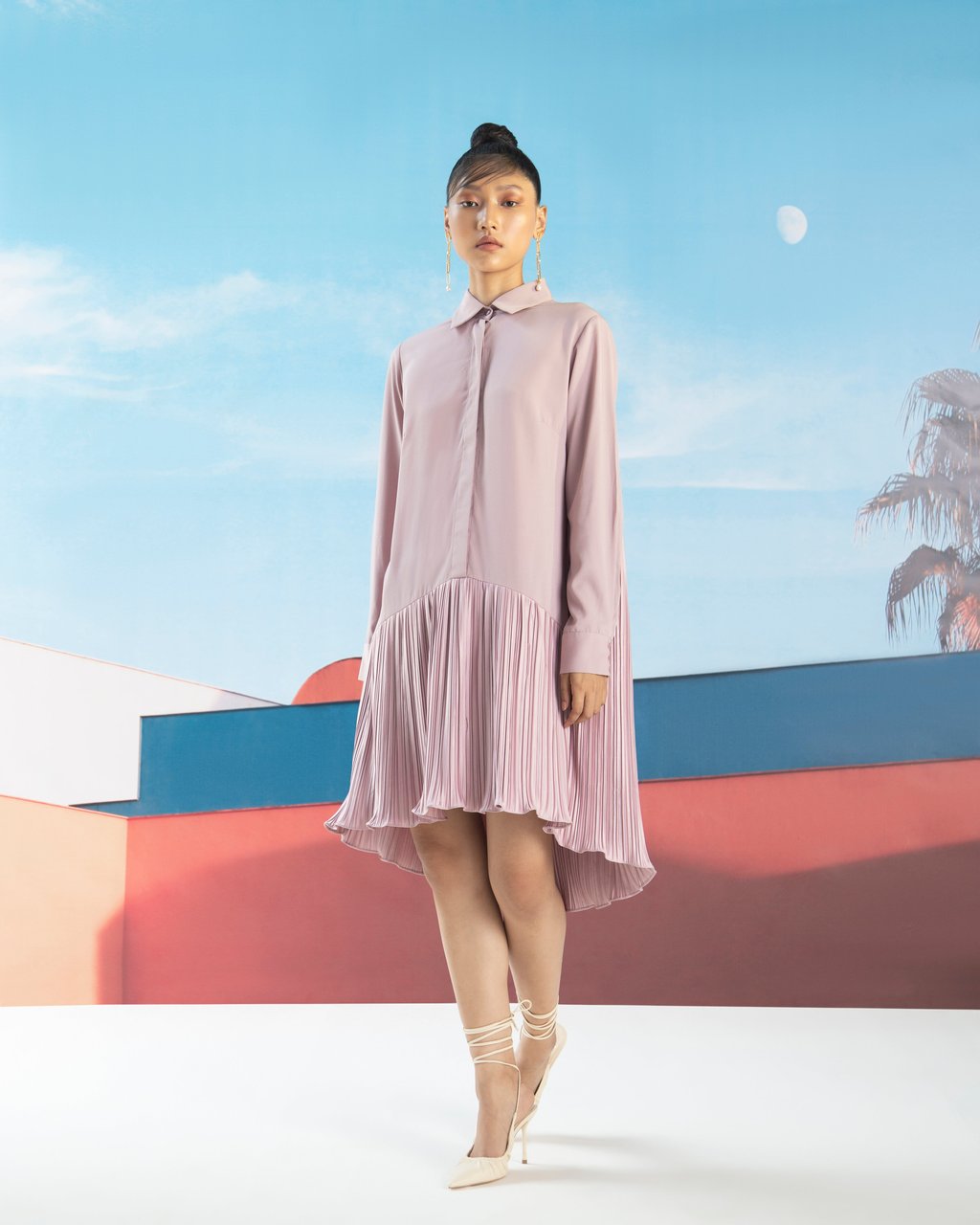 Shirt Pleats Dress