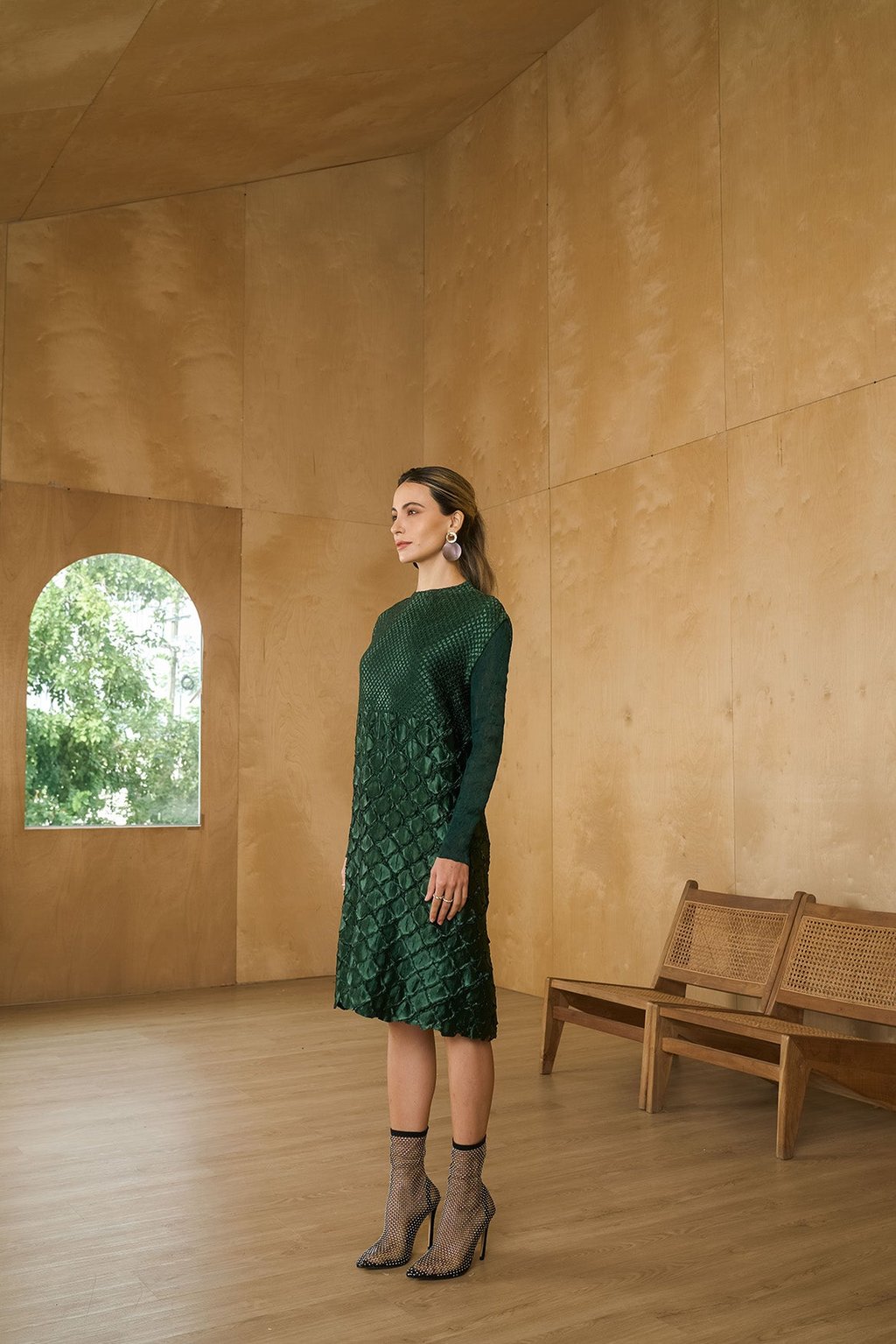 Mermaid Textured Dress