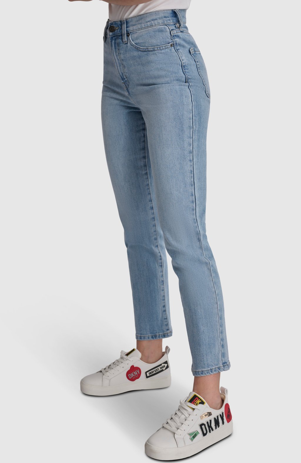 Slim Straight Classic Logo Jeans