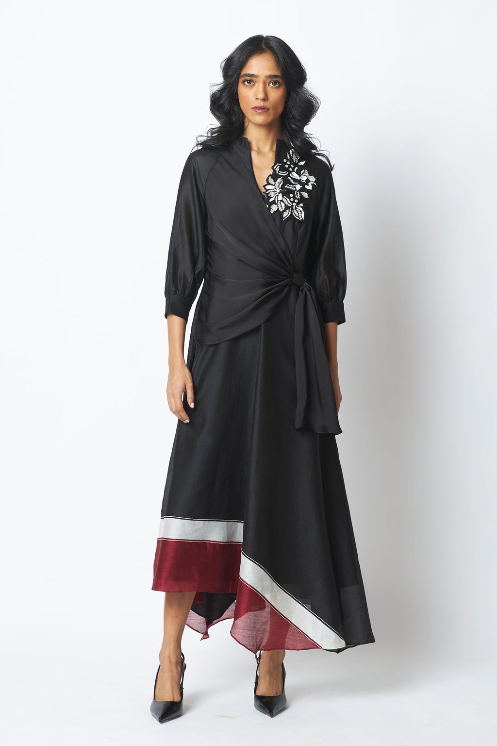 Louisa - Moonlit Broach Midi Dress