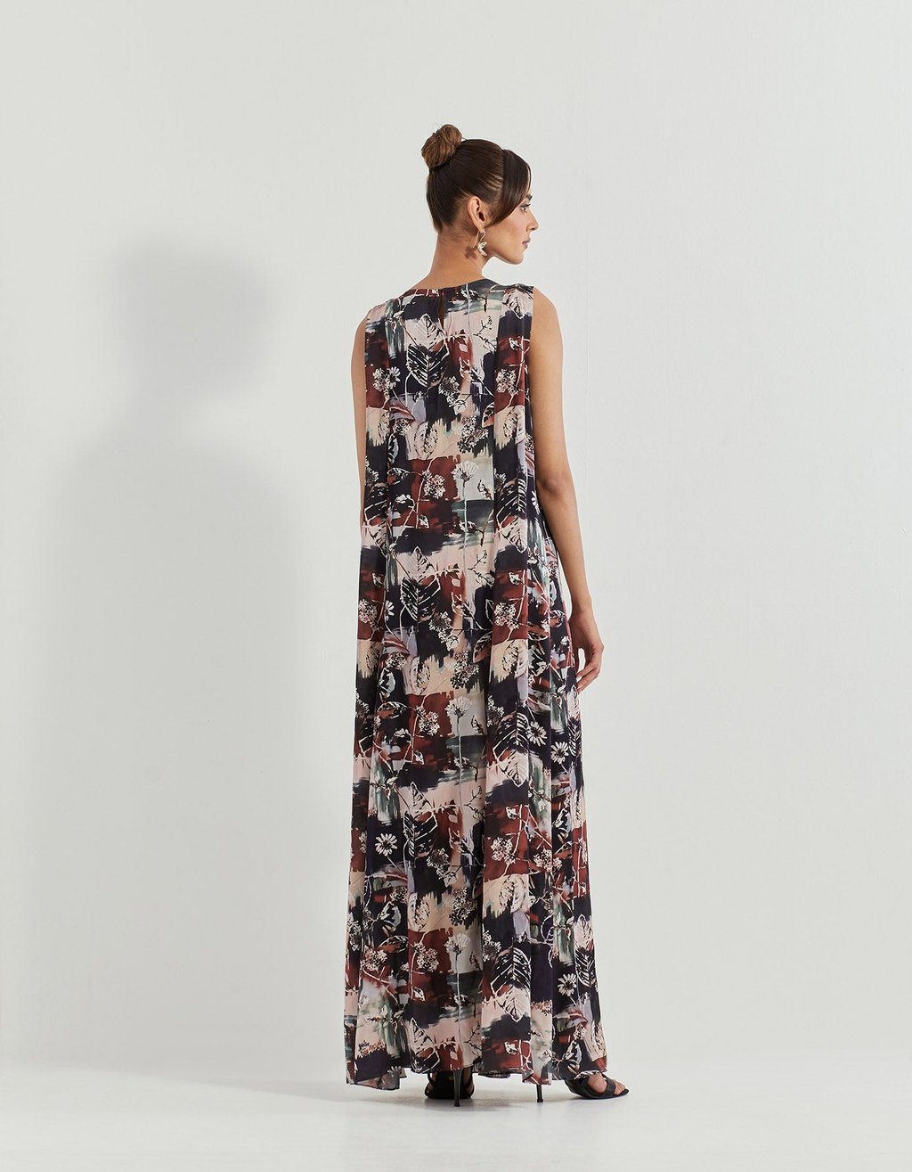 Black Dress in Modal Satin