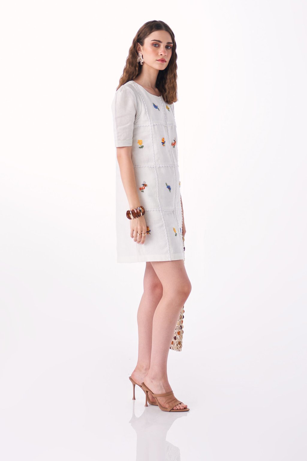 Playful Dress with Sleeves