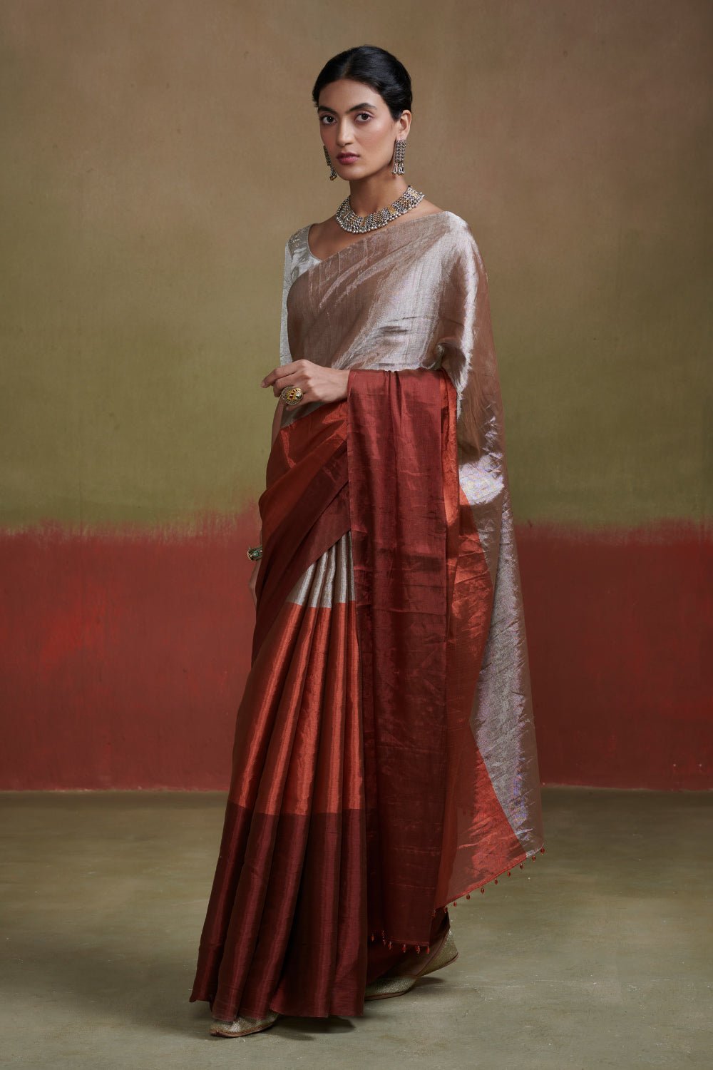 Mirza with Blouse Fabric