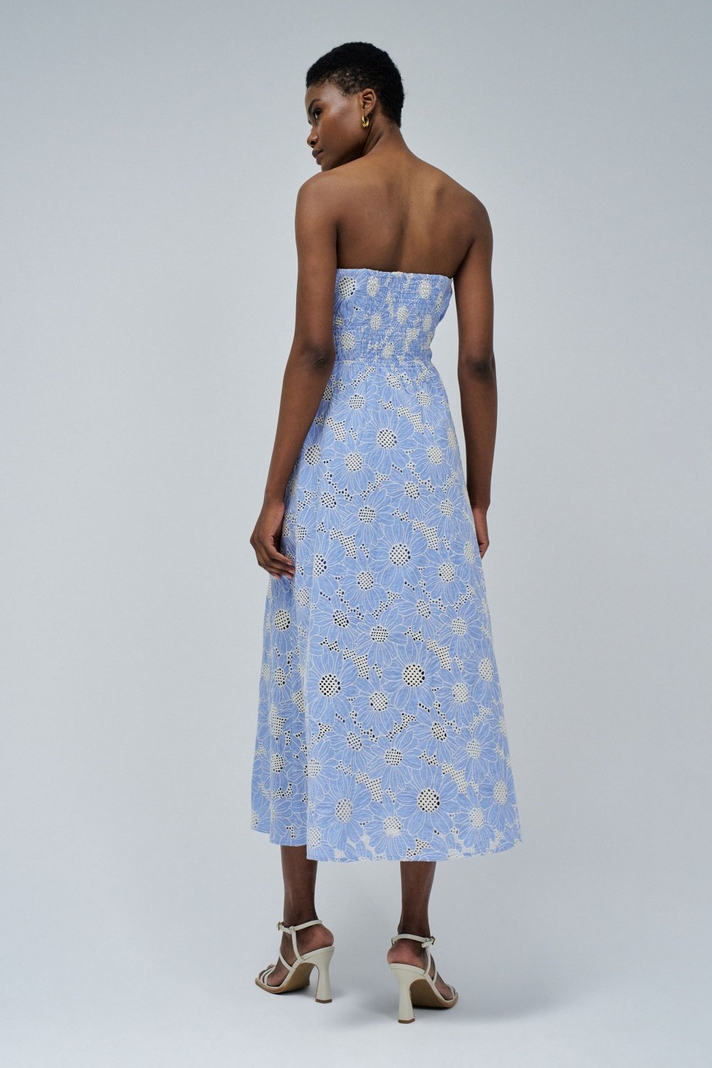 Off-Shoulder Dress W/ Eng