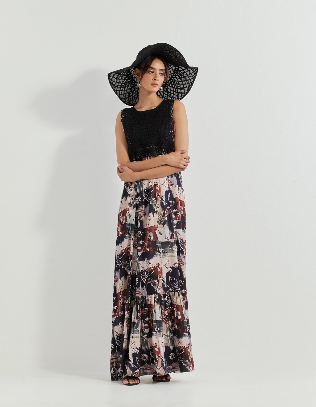 Black Dress in Modal Satin
