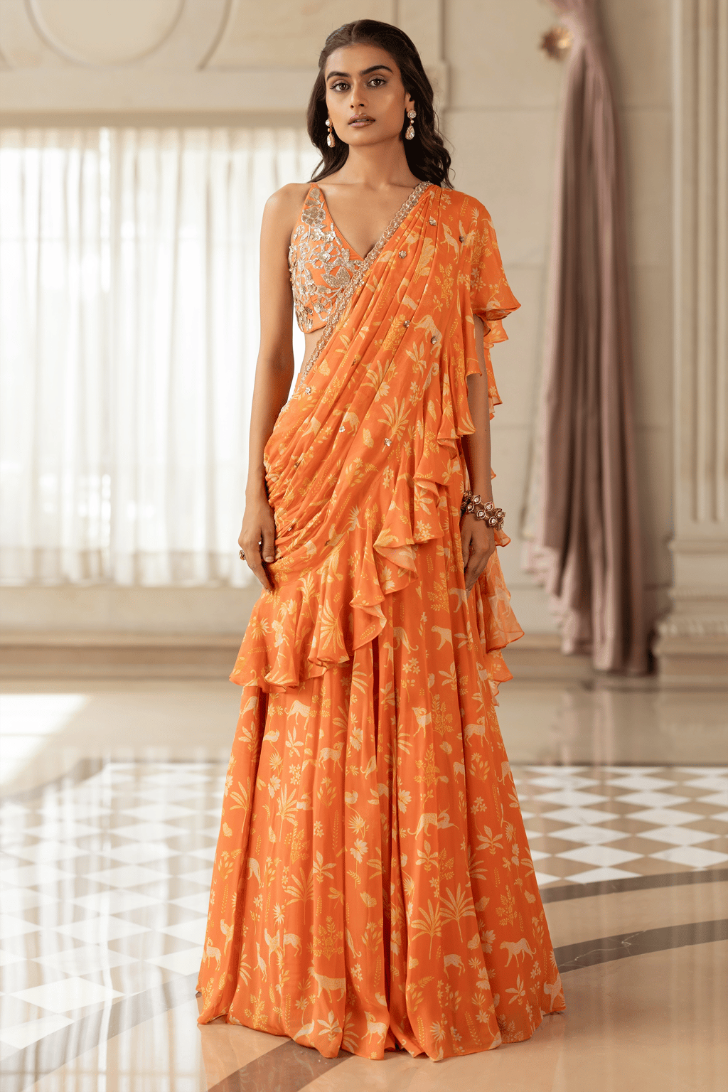 Tatiana Saree Set
