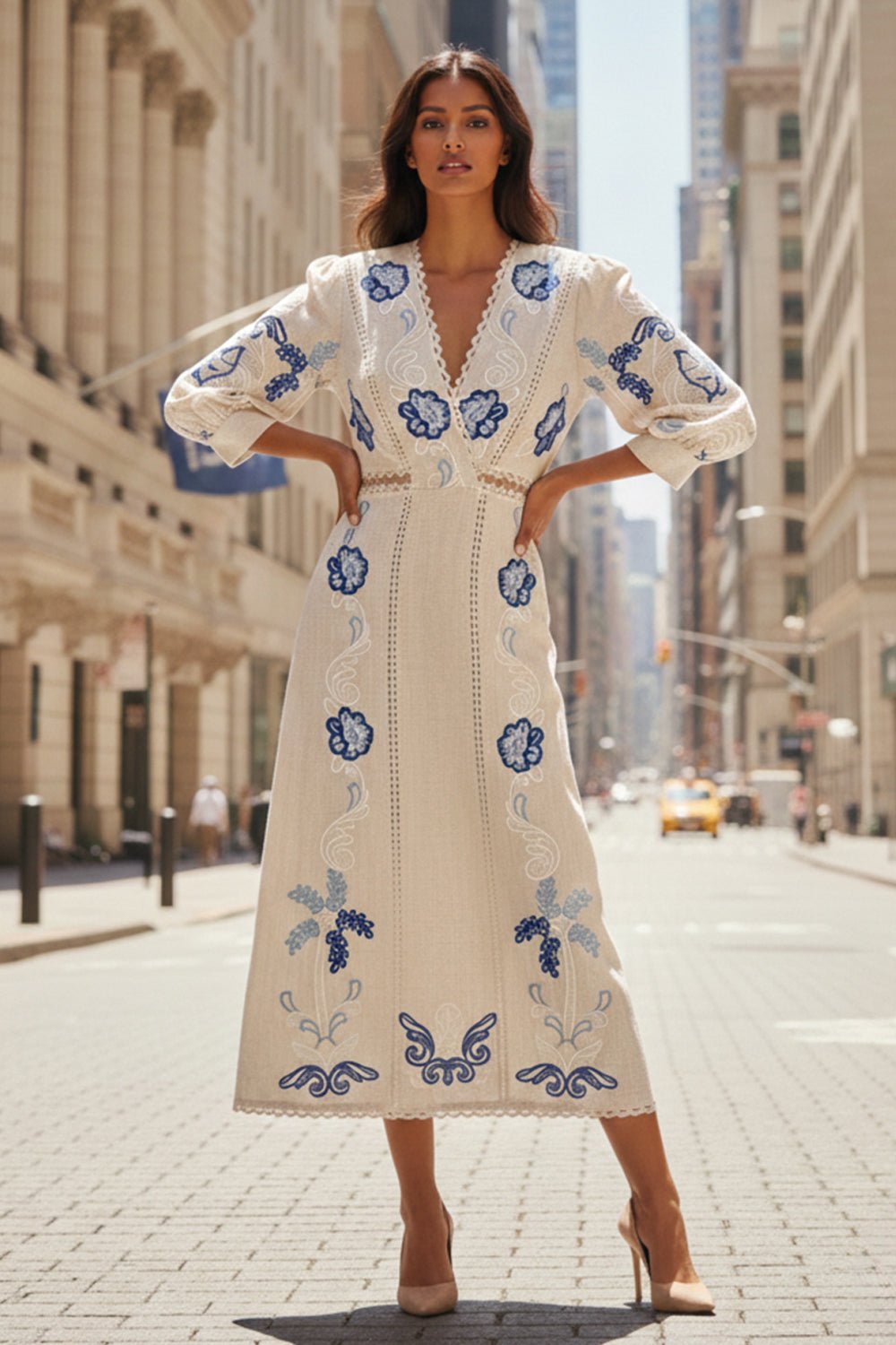 Bird Paradise Midi Dress