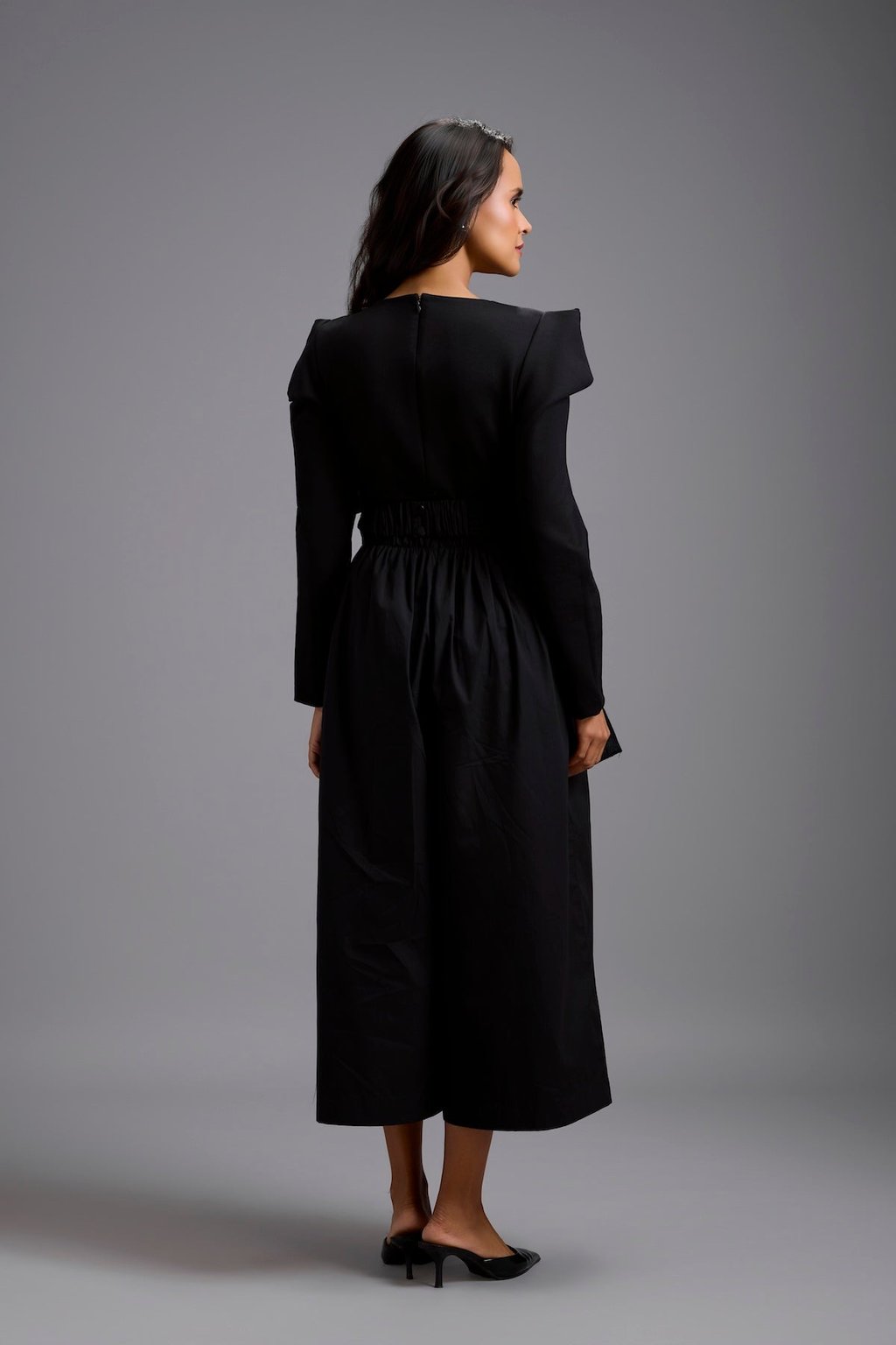 Structured Wide-Leg Jumpsuit
