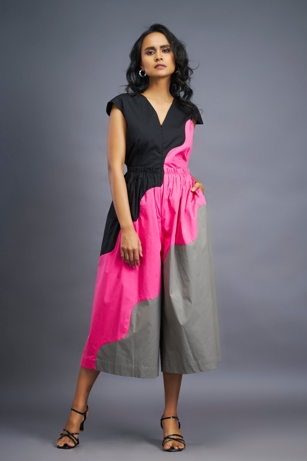 Relax Fit Backless Jumpsuit