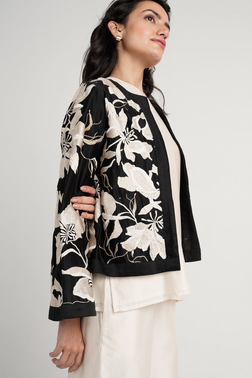 Betty - Twilight Monochrome Shrug Co-Ord Set of 3