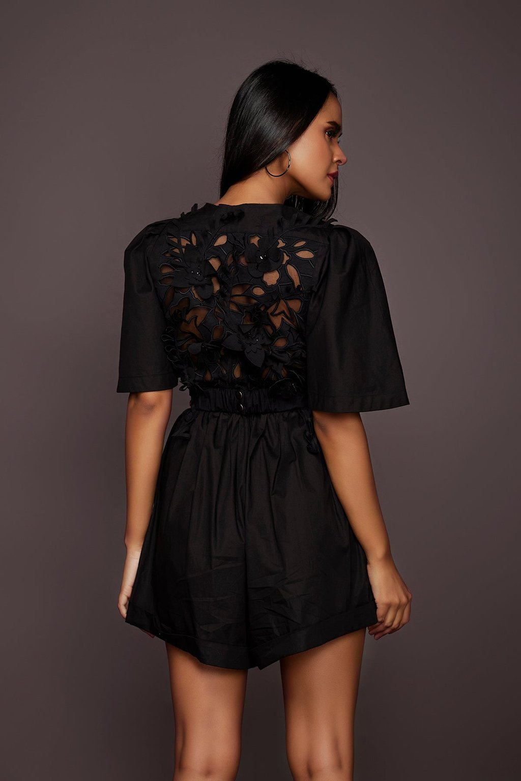Playsuit with Embroidery & Applique Work
