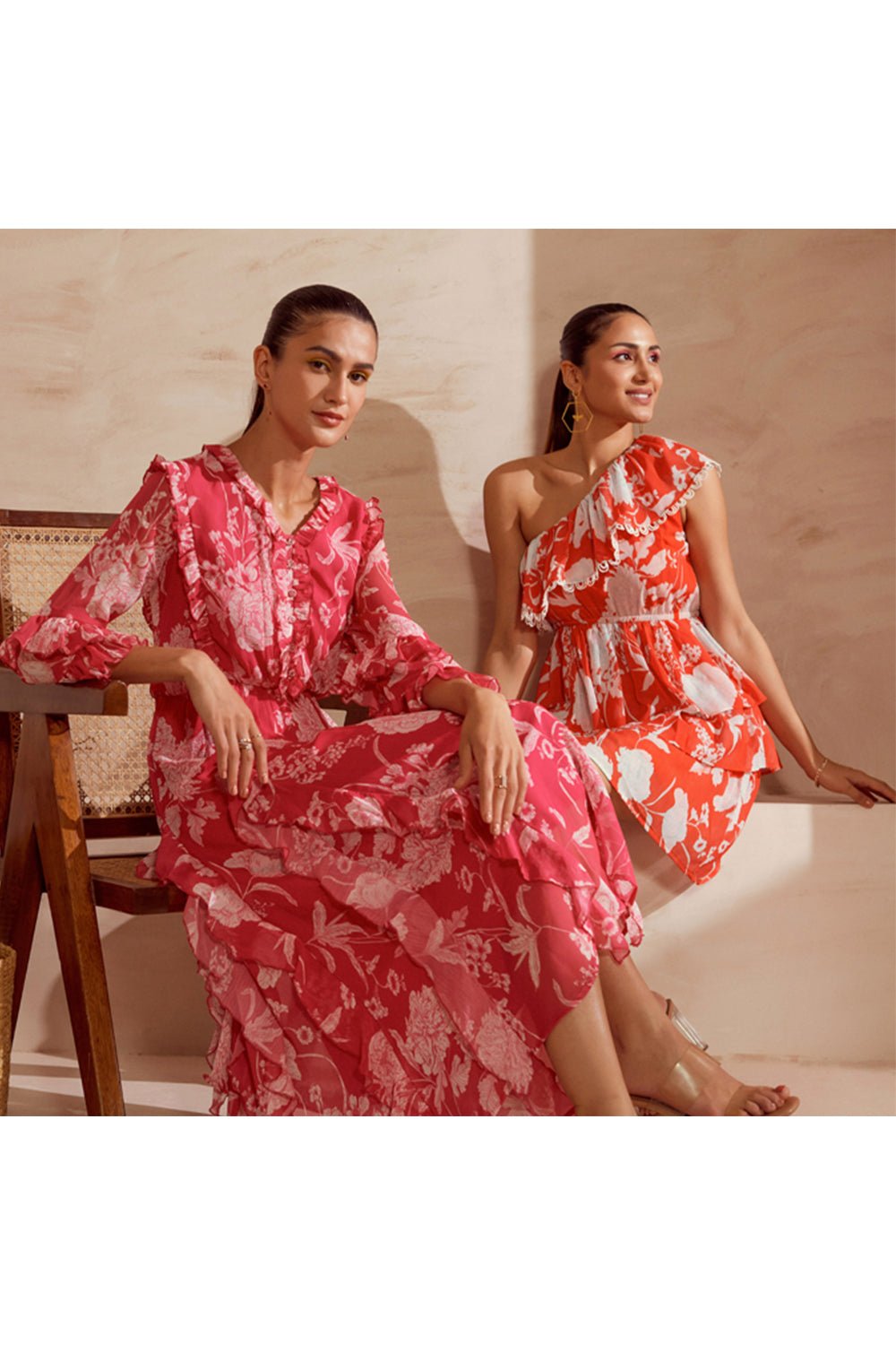 Floral Sweetheart Maxi Dress