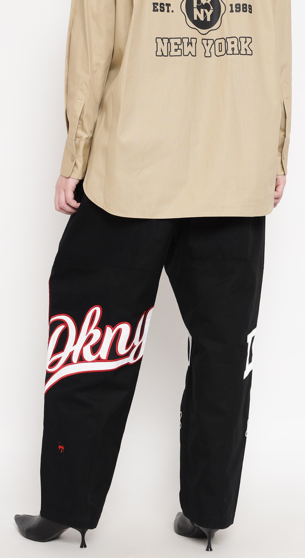 Heart of Ny Trousers with Patch & Embroidery