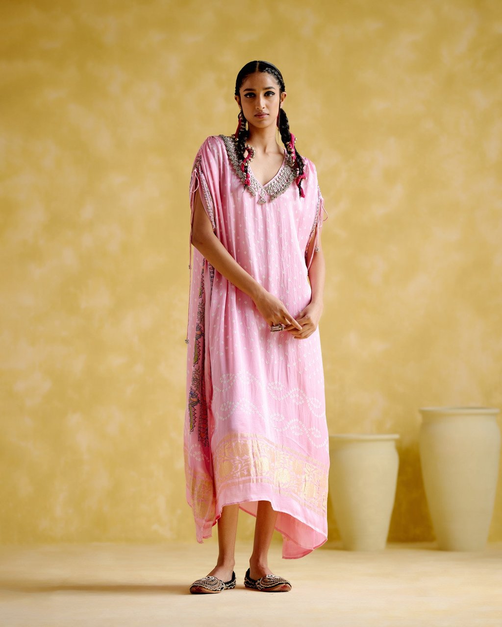 Anuradha Kalamkari Kaftan