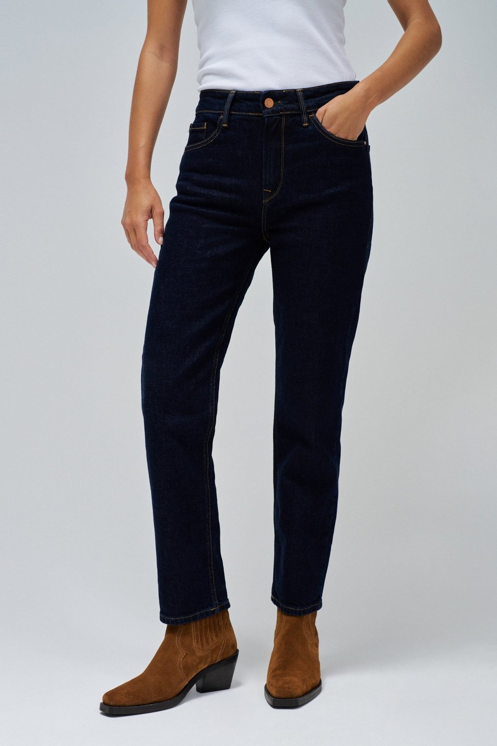 True Fit Cropped Slim Denim
