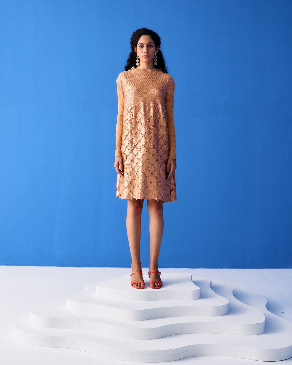 Mermaid Textured Dress