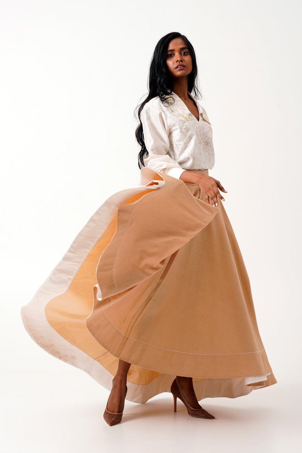 Latte Jena - Swirl Skirt