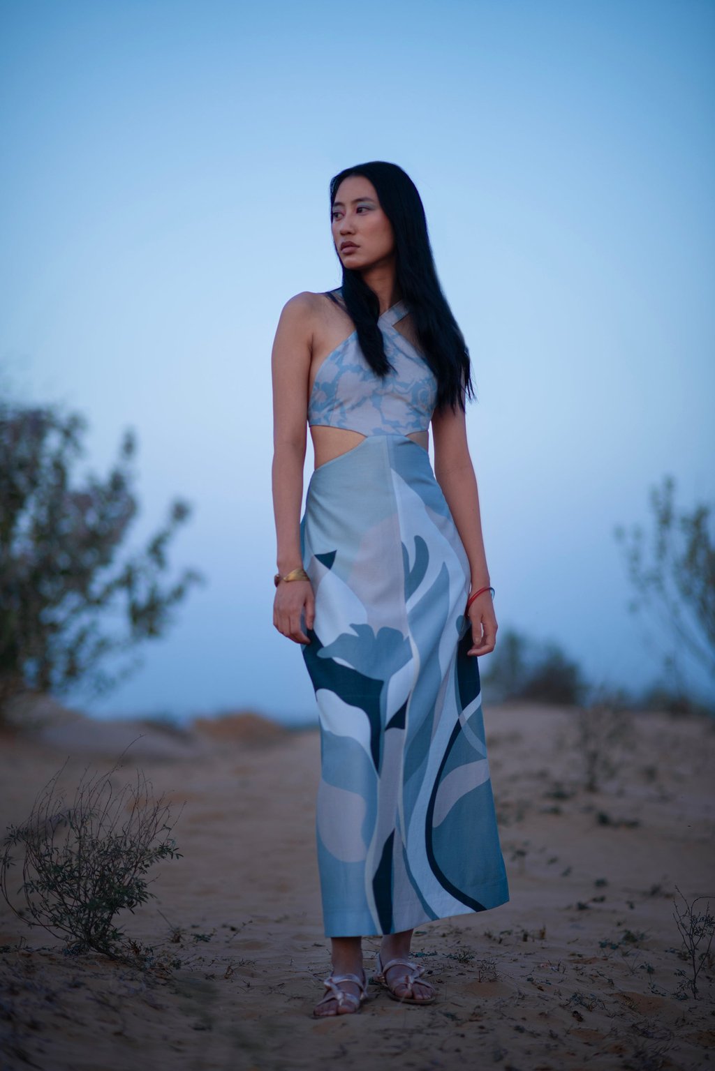 Prism Bud Rhino Grey Dress