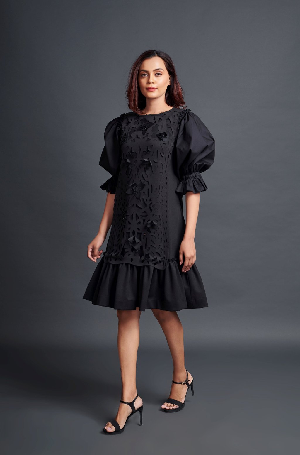 Hand Embroidered Cutwork Dress