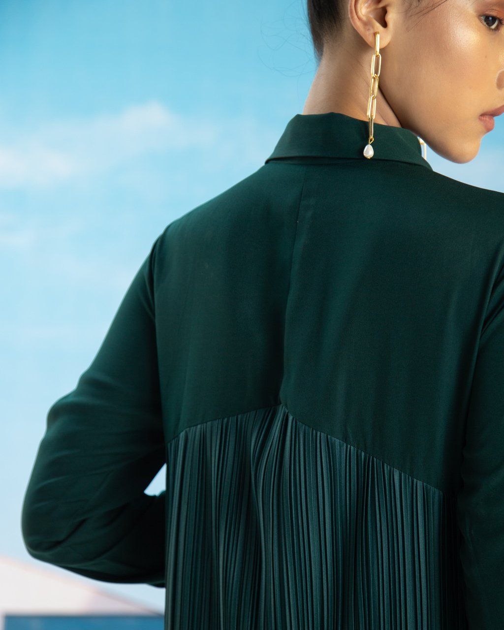Shirt Pleats Dress