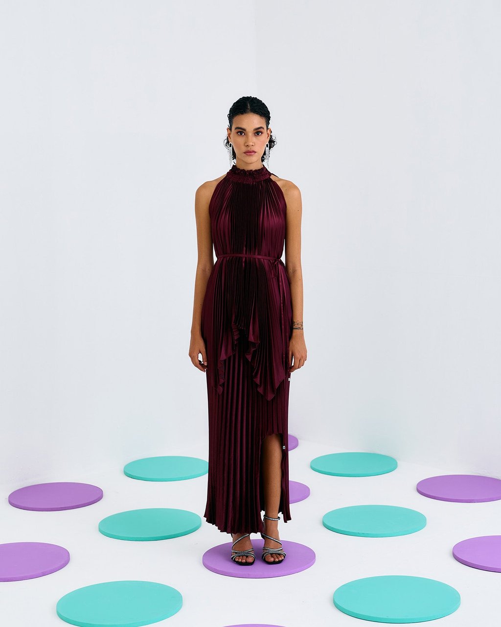 Pleated Mermaid Skirt