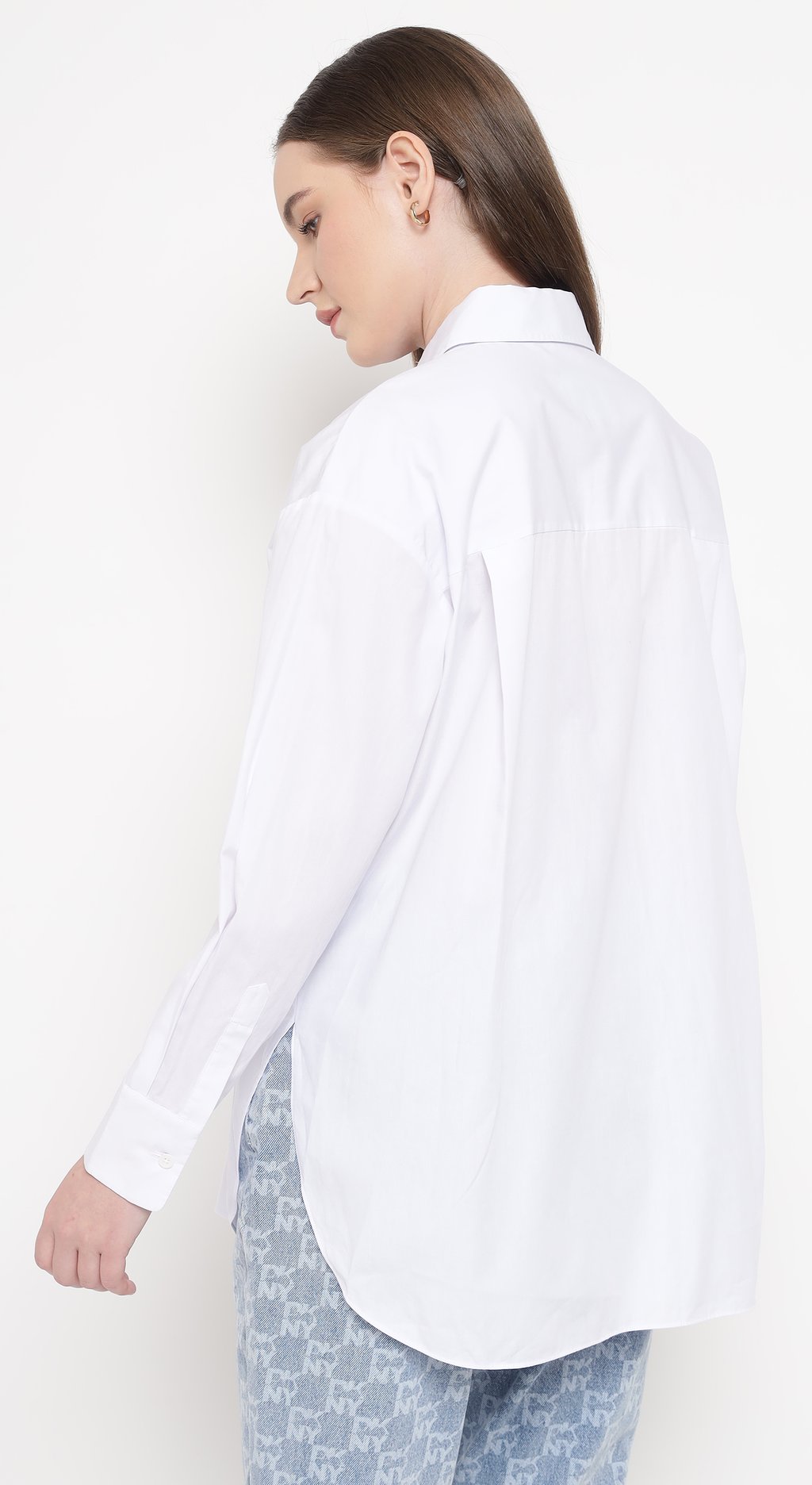 Spread Collar Heart of Ny Logo Shirt