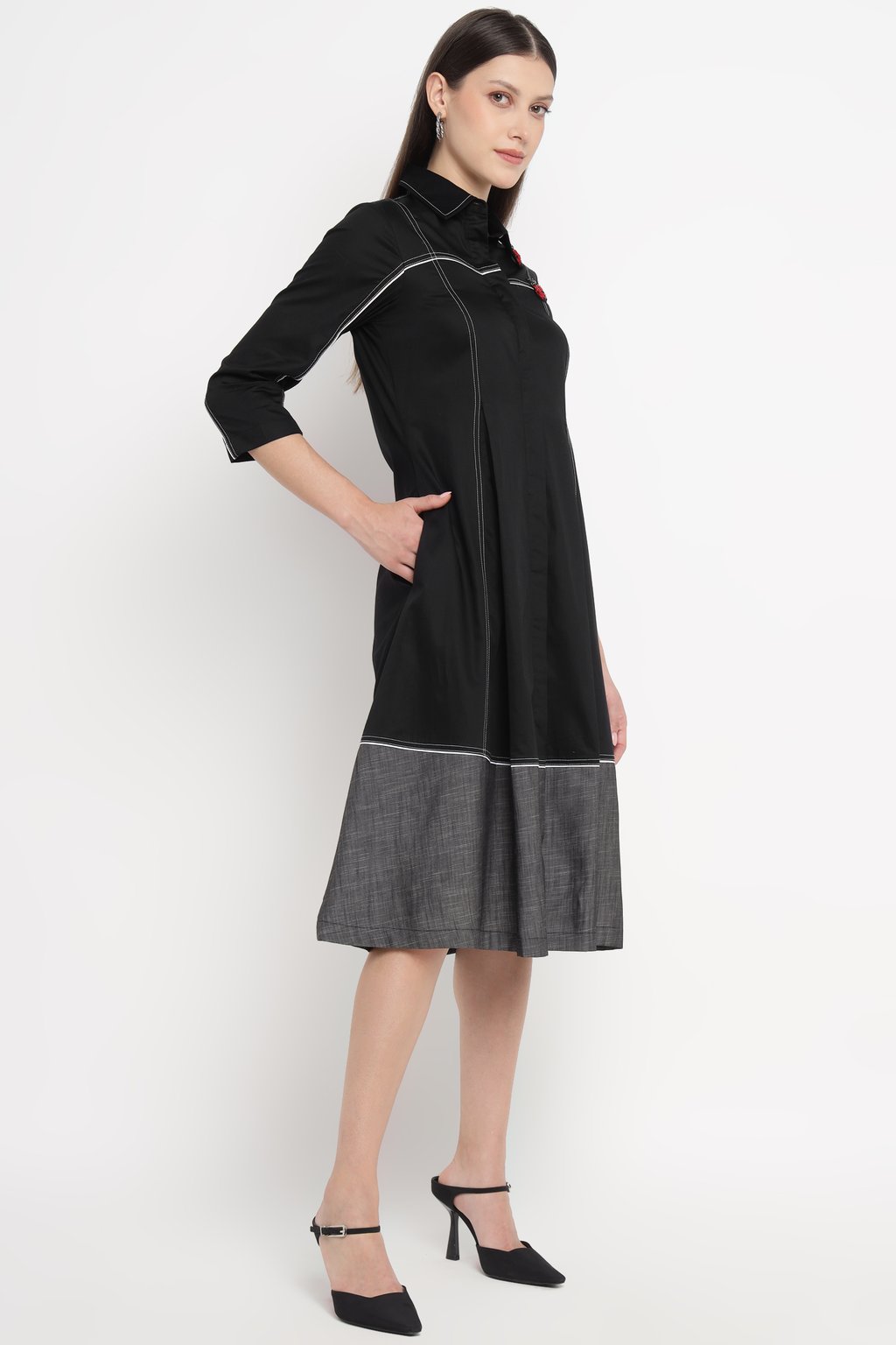 Madrid Denim Block Dress