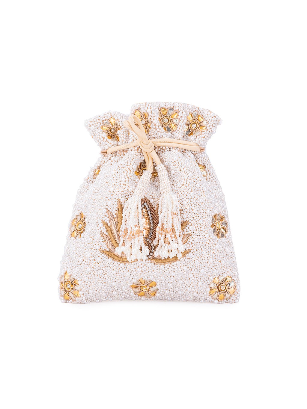 Lotus Pearl (Potli Bag)