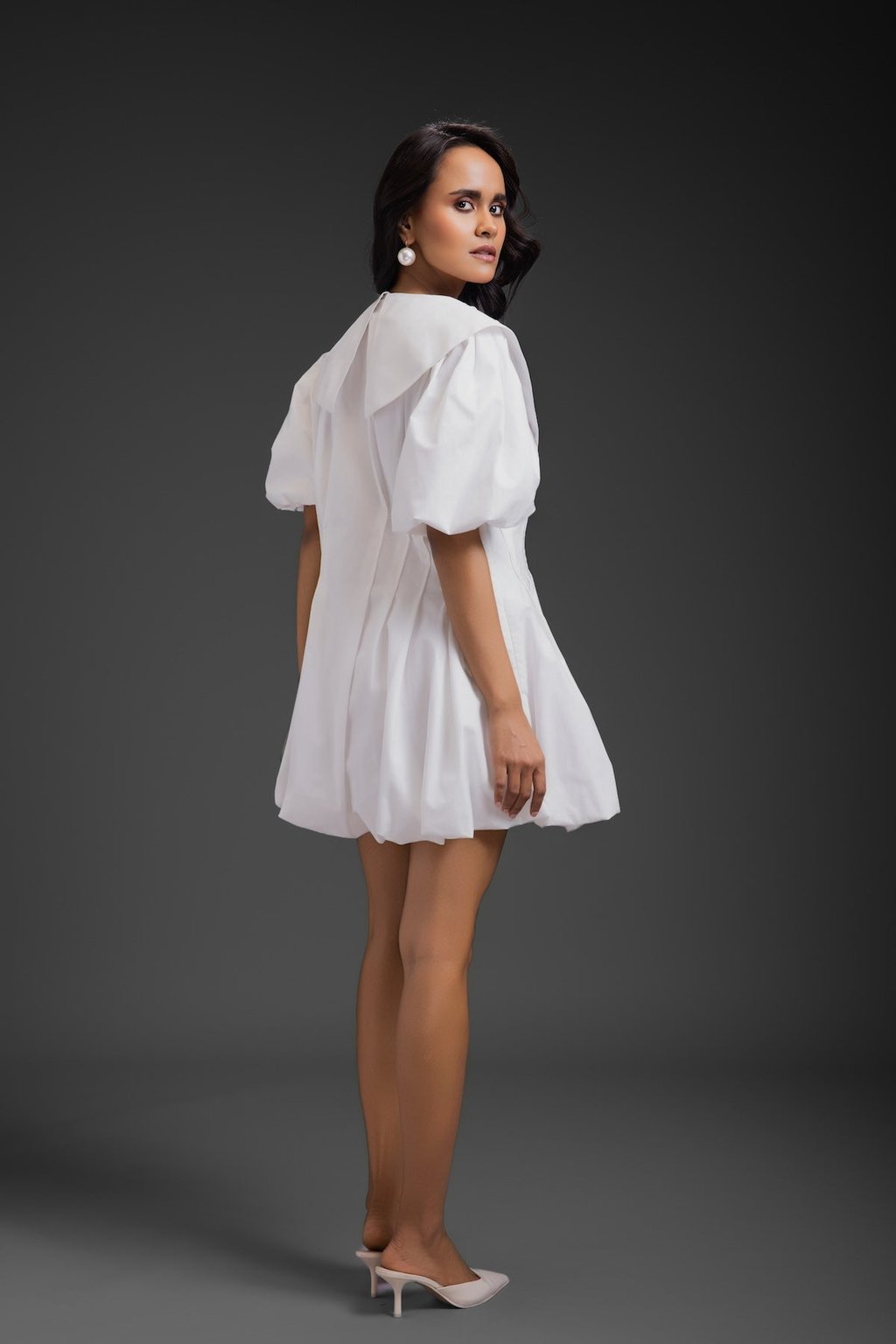 Bubble Dress with Sailor Collar Detailing