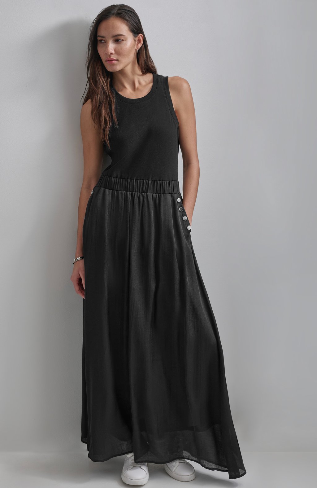 Textured Knitted Midi Dress