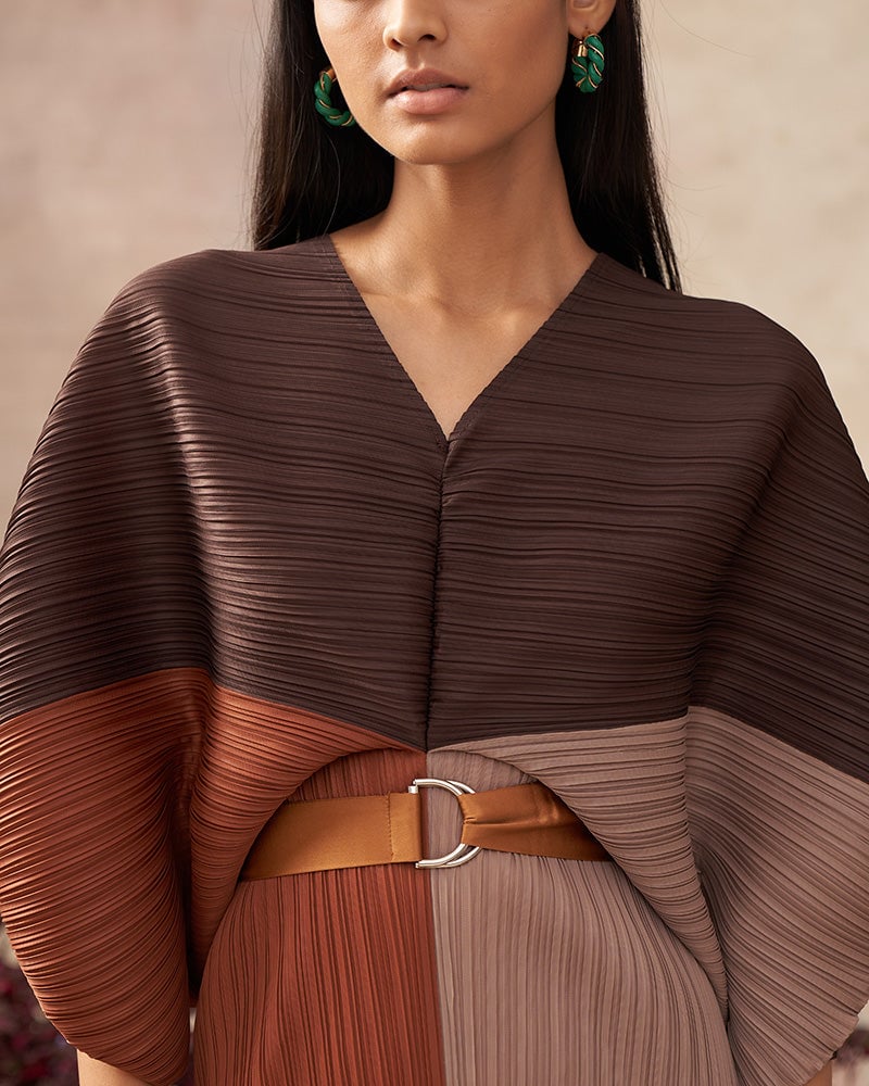 Colorblock Plzz Maxi Dress