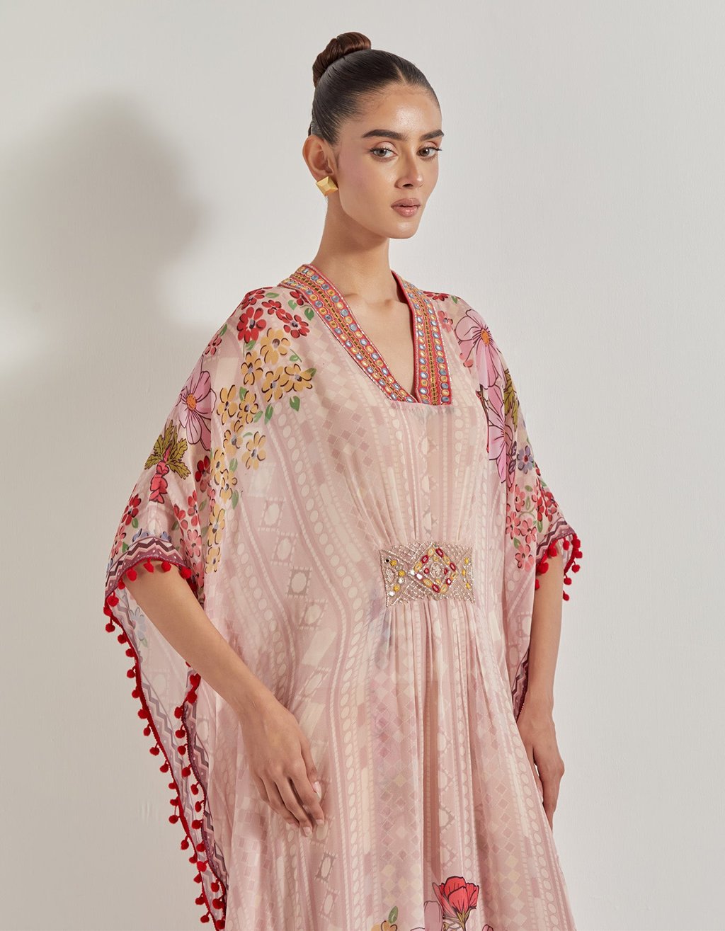 Petal Prism Printed Kaftan