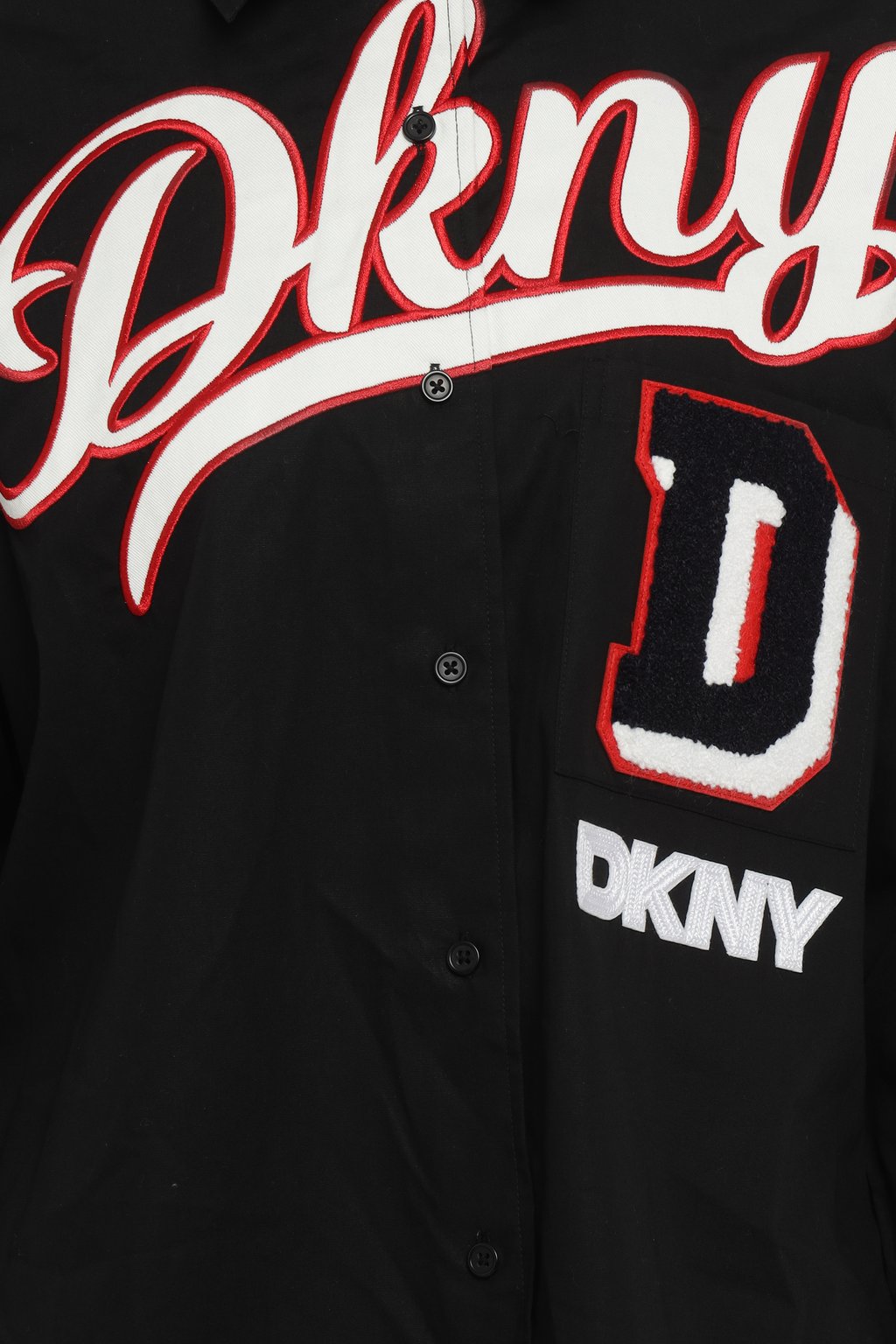 Spread Collar Heat of Ny  Patch & Embroidery Shirt