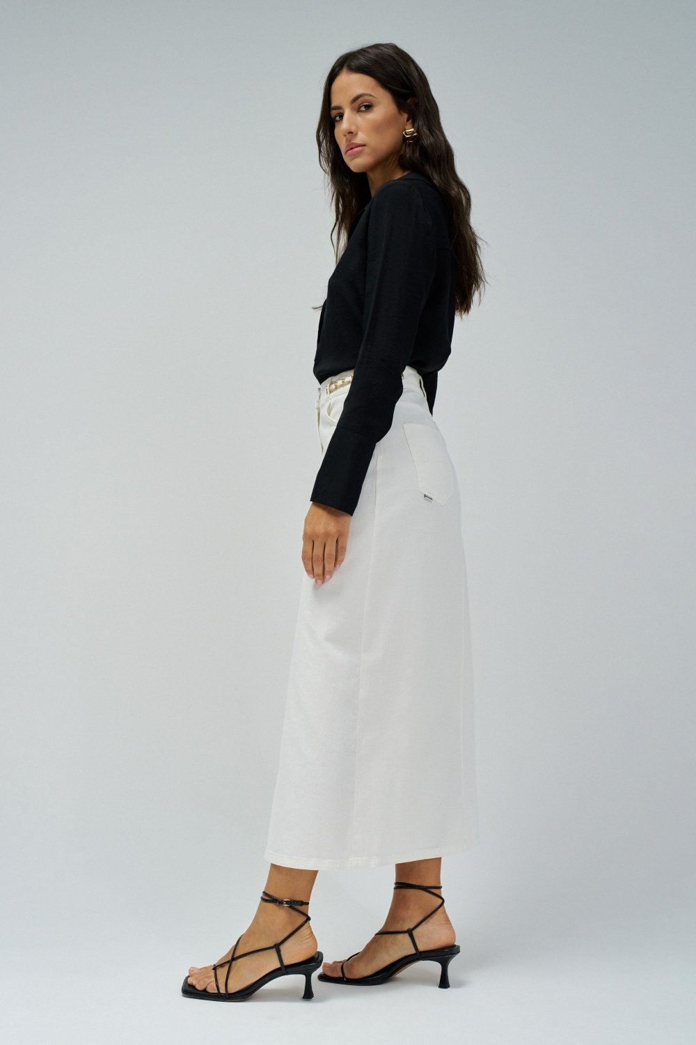 True White Skirt