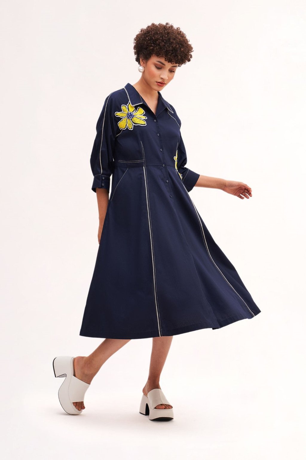 Banana Floral Dress