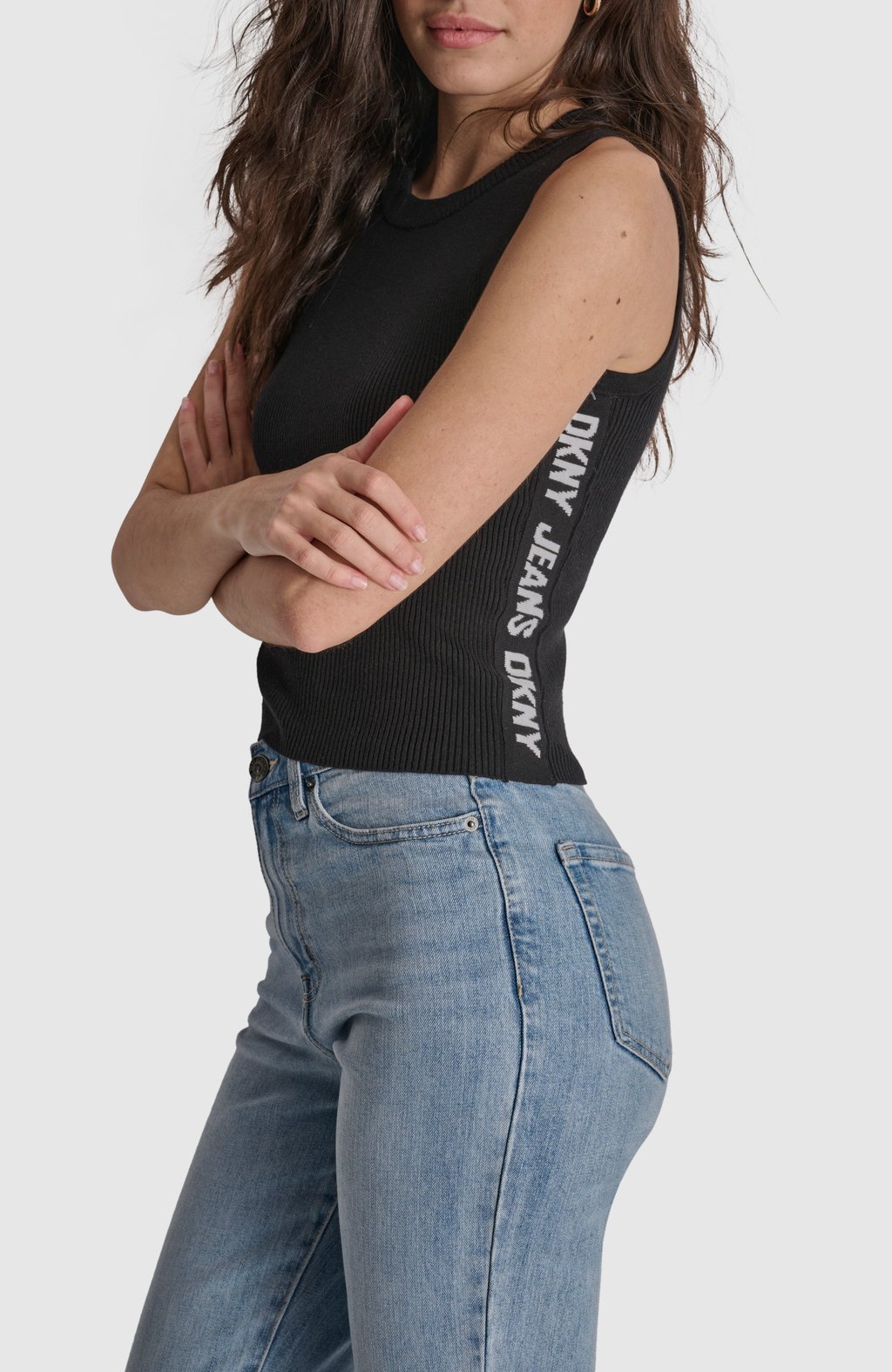 Tank Top with Logo Taping